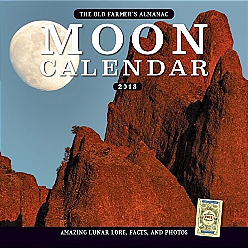 The Old Farmers Almanac 2018 Moon Calendar (Wall)