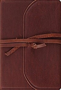 ESV Student Study Bible (Brown, Flap with Strap) (Leather)