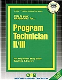 Program Technician II/III: Passbooks Study Guide (Spiral)