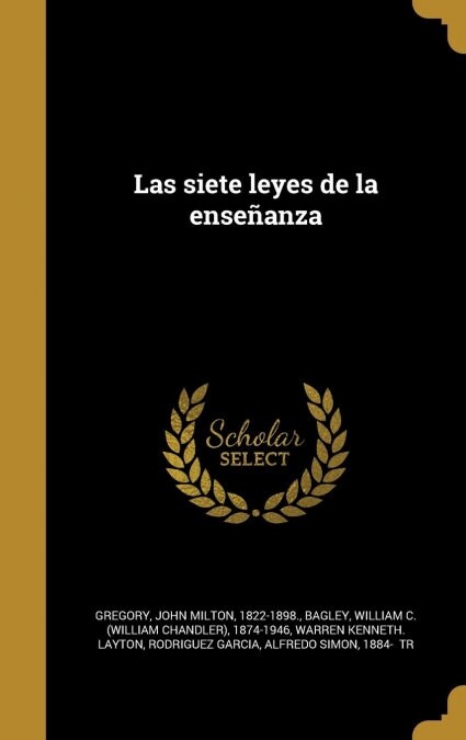 Las siete leyes de la ense?nza (Hardcover)