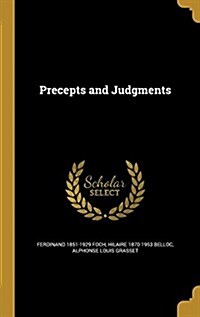 Precepts and Judgments (Hardcover)