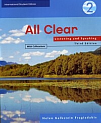 [중고] All Clear Listening and Speaking 2 : Student Book (Paperback, 3rd Edition)
