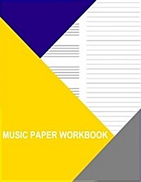 Music Paper Workbook: Music Paper Annotations Right (Paperback)