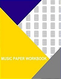 Music Paper Workbook: Chord Chart 4 Strings 5 Frets (Paperback)