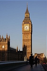 Walking the Bridge Near Big Ben in London, England: Blank 150 Page Lined Journal for Your Thoughts, Ideas, and Inspiration (Paperback)