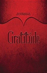 Gratitude Journal: Red 5.5x8.5 240 Page Lined Journal Notebook Diary (Volume 1) (Paperback)