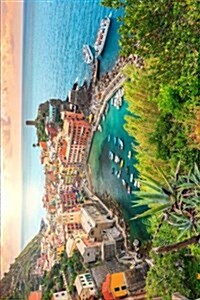 Panorama of Vernazza Cinque Terre National Park Liguria Italy Journal: 150 Page Lined Notebook/Diary (Paperback)