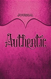Authentic Journal: Pink 5.5x8.5 240 Page Lined Journal Notebook Diary (Volume 1) (Paperback)
