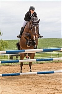 Horse Jumping Hurdles Equestrian Sports Journal: 150 Page Lined Notebook/Diary (Paperback)