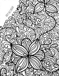 Happy Sketchbook: Floral: Dreamy Large Blank Sketchbook (Paperback)