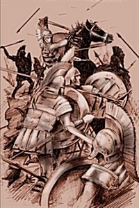 Illustration of an Ancient Battle Journal: 150 Page Lined Notebook/Diary (Paperback)
