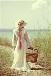 Victorian Woman at the Seashore with a Picnic Basket Journal: 150 Page Lined Notebook/Diary (Paperback)