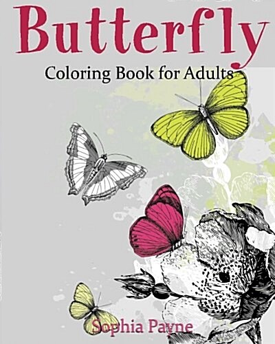 Butterfly Coloring Book for Adults (Paperback)