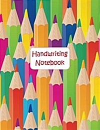 Handwriting Notebook: 100 Pages, 1/2 writing space, double dotted midline, 1/4 descending space (Paperback)