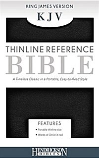 KJV Thinline Reference Bible, Flexisoft (Red Letter, Imitation Leather, Black) (Imitation Leather, Imitation Leath)