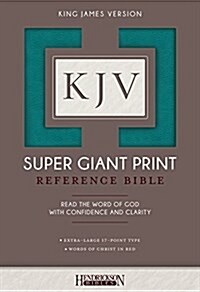 KJV Super Giant Print Bible (Imitation Leather, Flexisoft, Turq)