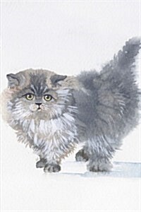 Watercolor Painting of a Grey Kitten (Paperback, JOU)