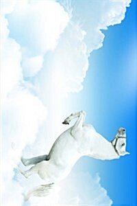 White Horse Rearing in the Clouds (Paperback, JOU)