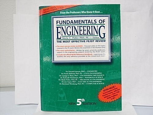 Fundamentals of Engineering: The Most Effective and Authoritative Review Book for the New Fe/Eit Exam (Hardcover, 5th)