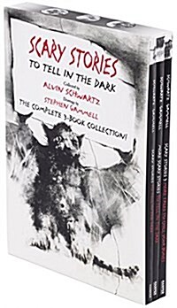 Scary Stories Paperback Box Set: The Complete 3-Book Collection with Classic Art by Stephen Gammell (Boxed Set)