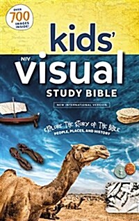 Niv, Kids Visual Study Bible, Hardcover, Blue, Full Color Interior: Explore the Story of the Bible---People, Places, and History (Hardcover)
