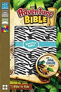 Niv, Adventure Bible, Leathersoft, Zebra Print, Full Color Interior (Imitation Leather)