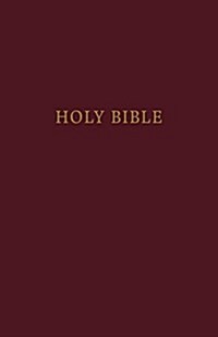 KJV, Pew Bible, Large Print, Hardcover, Burgundy, Red Letter Edition (Hardcover)