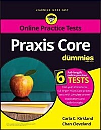 Praxis Core for Dummies with Online Practice Tests (Paperback, 2)