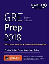 GRE Prep 2018: Practice Tests + Proven Strategies + Online (Paperback)