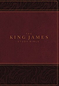 The King James Study Bible, Imitation Leather, Burgundy, Full-Color Edition (Imitation Leather)