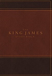 The King James Study Bible, Imitation Leather, Brown, Full-Color Edition (Imitation Leather)