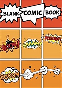 Blank Comic Book - Basic 7x10, 9 Panel 110 Pages - Blank Comic Books, Create by Yourself, Make Your Own Comics Come to Life, for Drawing Your Own Comi (Paperback)