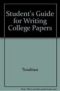 Students Guide for Writing College Papers (Hardcover, 3rd)