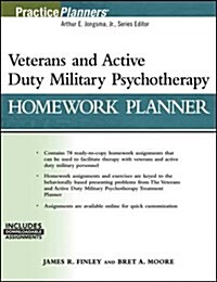 Veterans and Active Duty Military Psychotherapy Homework Planner, (with Download) (Paperback)