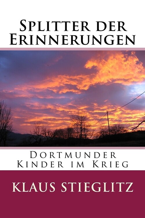 Splitter der Erinnerungen: Dortmunder Kinder im Krieg (Paperback)