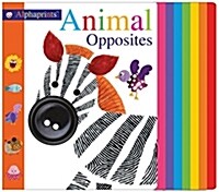 [중고] Alphaprints: Animal Opposites (Board Books)