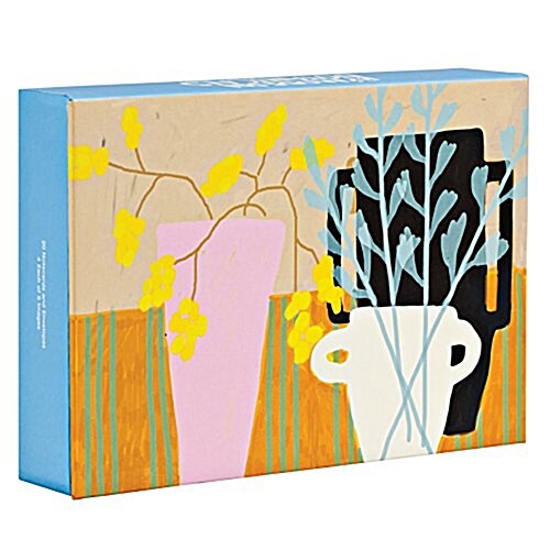 Modern Botanicals Fliptop Notecards with Magnetic Closure, Greeting Cards for All Occasions (Other)