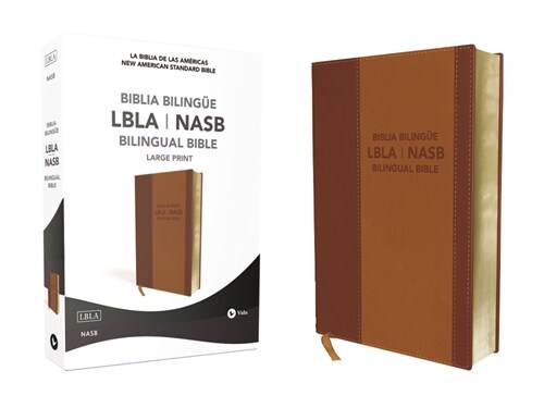 La Biblia de Las Americas / New American Standard Bible, Bilingual, Leathersoft, Brown (Imitation Leather)