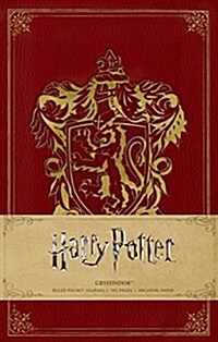 HARRY POTTER: GRYFFINDOR HARDCOVER RULED NOTEBOOK (Book)