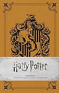Harry Potter: Hufflepuff Ruled Pocket Journal (Hardcover)