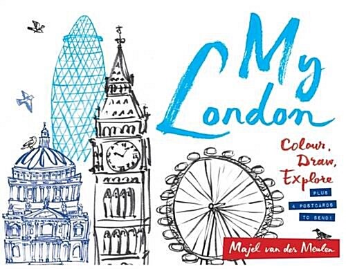 My London : Colour, Draw, Explore (Paperback)