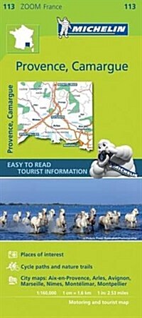 Michelin Provence, Camargue Zoom Map 113 (Folded)
