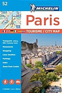 Paris Plan : Transport Map 52 (Sheet Map, folded)