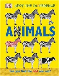 Spot the Difference Animals : Can You Find the Odd One Out? (Board Book)