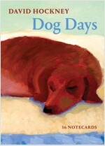 David Hockney Dog Days: Notecards (Postcard Book/Pack)