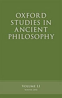 Oxford Studies in Ancient Philosophy, Volume 51 (Hardcover)