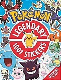 The Official Pokemon Legendary 1001 Stickers : Official (Paperback)