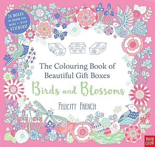 Gift Boxes to Colour and Make: Birds and Blossom (Paperback)