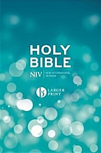 NIV Larger Print Blue Hardback Bible (Hardcover)