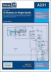 Imray Chart A231 : Virgin Islands - St Thomas to Virgin Gorda (Paperback, New ed)